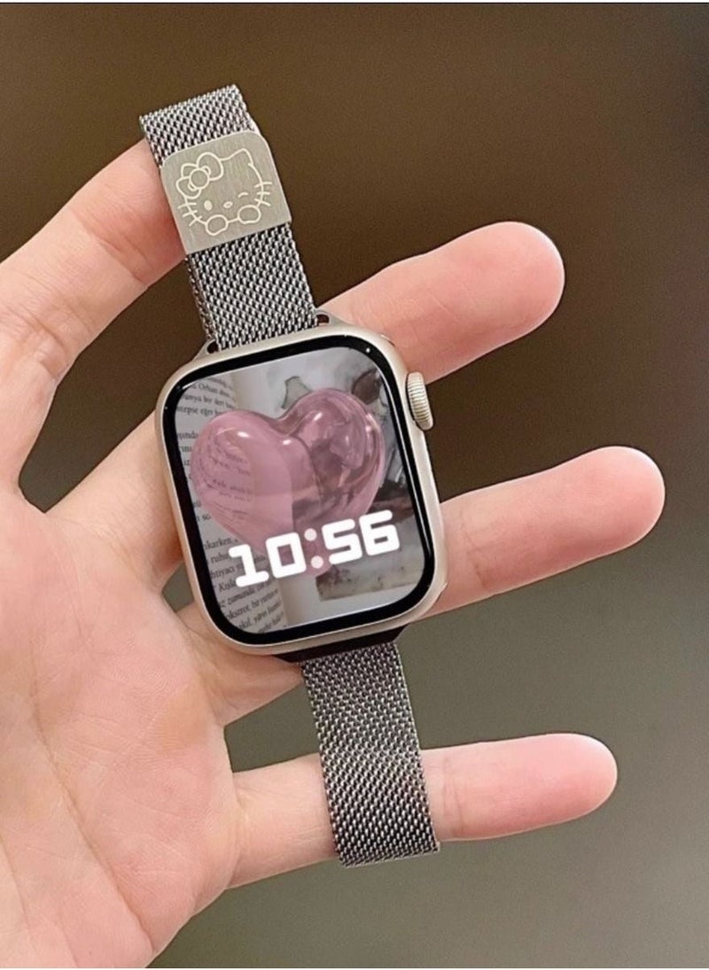Hello Kitty printed magnetic sports strap suitable for Apple Watch strap 7/8/9E 42mm